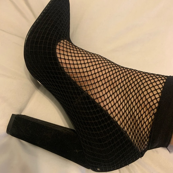 F21 fishnet heels - Picture 2 of 3